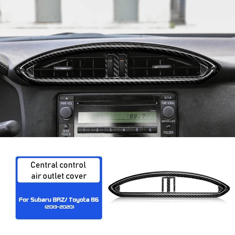 For Subaru BRZ & Toyota 86 2013-2020 Real Hard Carbon Fiber Interior Trim Car Center Console Switch Button Cover Sticker