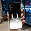 Phone Cover For Tecno Spark 8 Pro Case Stylish New Letter With Flower Shiny Starry Sky Soft Black Anti-scratch Back Cover