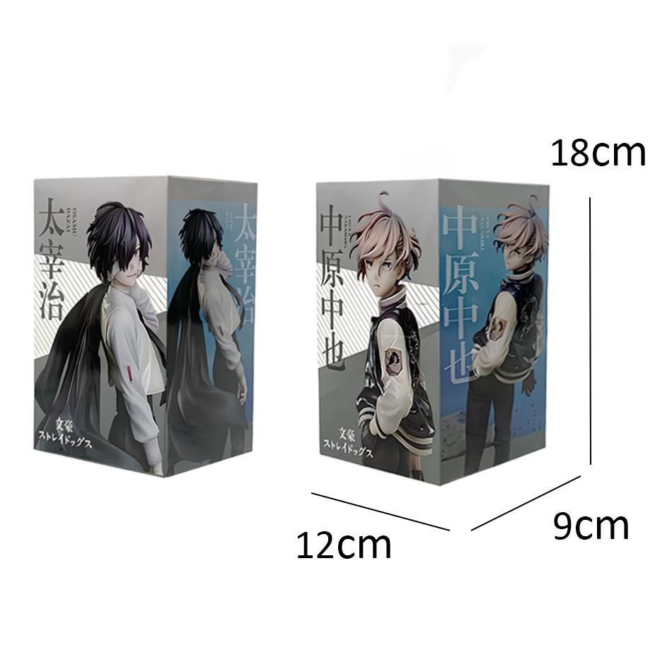 20cm Bungou Stray Dogs Nakahara Chuuya Anime Figürü Dazai Osamu Aksiyon Figürü Edogawa Rampo Figürü Koleksiyonluk Model Bebek Oyuncakları