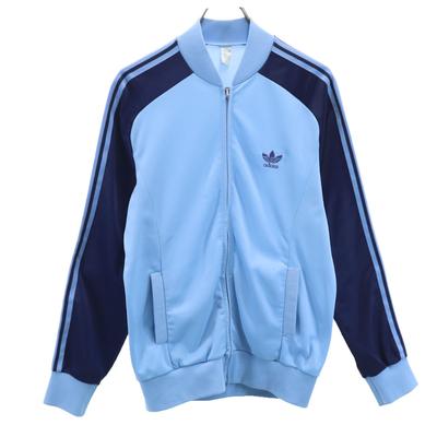 Adidas 70. léta Vintage Francouzská PRESTIL Zip VENTEX logo Trojlístku Tepláková bunda Pánská Použitá