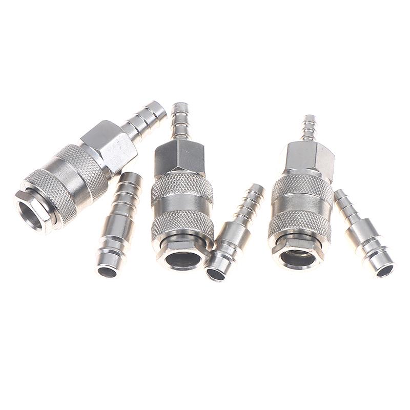 1 Set Pneumatischer Schnellkupplungsstecker 8 mm Europäischer Stil Sh Ph Typ, Für Kompressorschlauch und Werkzeuge