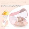 Baby Float, Kids' Swim Ring, with Removable Sunshade and Seatbelt, UV Protection SPF50+, Foot-In Swim Ring, for Outdoor Play, Travel, Summer Vacation,