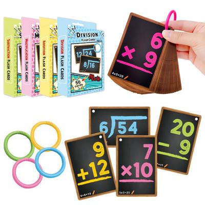 Kids Parish Math Learning Aids Card Montessori Early Education Thinking Flash Card Addition Subtraction Arithmetic Learning Toys