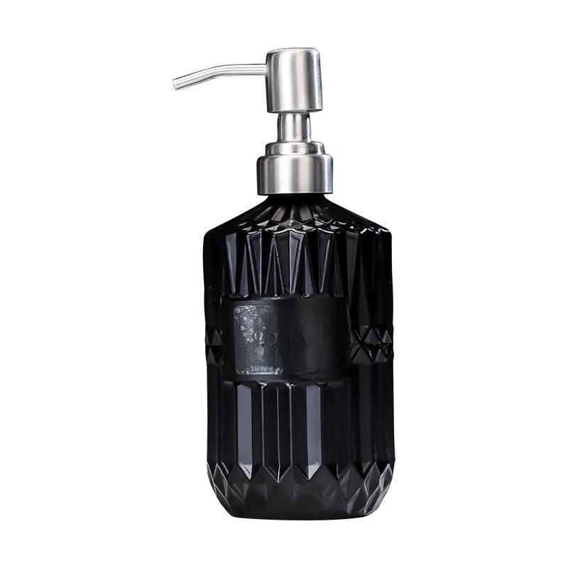Nordic Glass Bathroom Bottles: Shower Gel, Lotion, Hand Sanitizer Dispensers