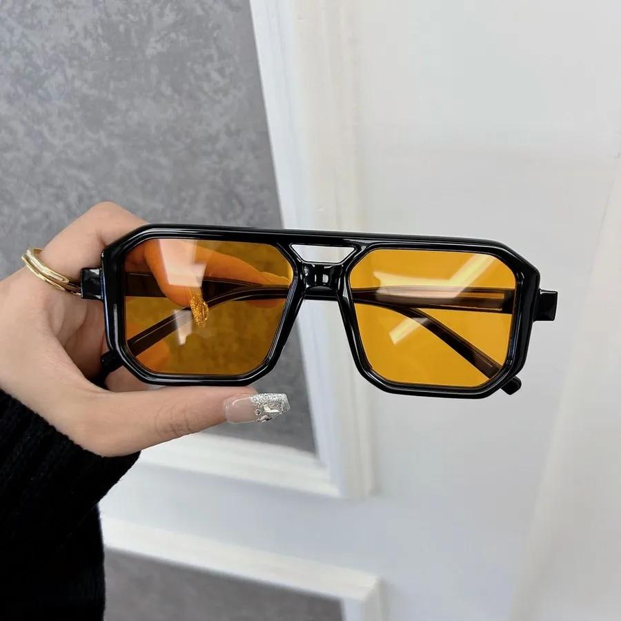 Designer Square Sunglasses Women Men Classical Rectangle Frame Sun Glasses Mirror Colors Elegant Fashion