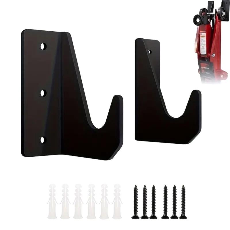 1 Pair Hydraulic Jacking Wall Mount Hook Tool Organizers Holder Suitable for Multiple Brands Space Saving Tool Storage