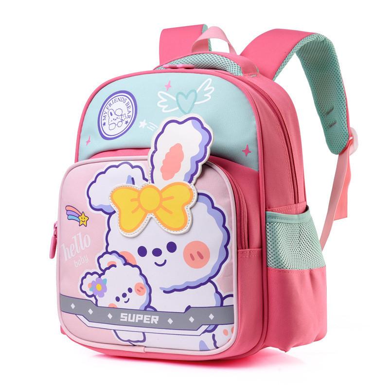 Adorable 2024 Preschool Backpack For Boys And Girls Cute Animal Printed Double Shoulder Bag
