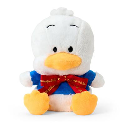 Sanrio Ahiru No Peckle Plush Toy Character Awards Second Round Logo Ribbon Suitable for Ages 3 and Up 747521
