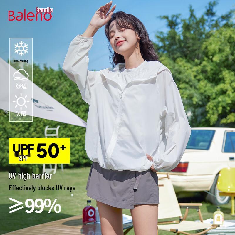 Baleno Women s UPF50+ Cooling Hooded Sun Protection Jacket L
