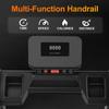 Folding Treadmill with Handles 2.5HP Foldable Treadmill with LED Display 300 LBS Capacity Running Machine for Home Small Spaces
