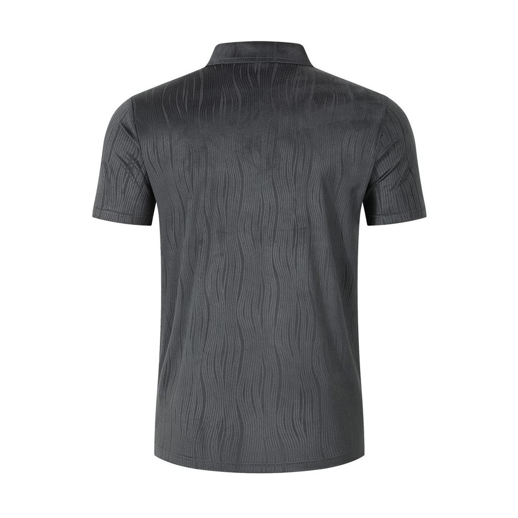 Men's Summer Lapel Button Pocket Corduroy Solid Color Casual Short Sleeve Shirt