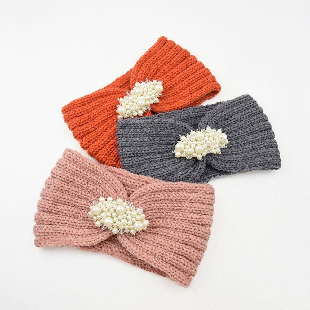 Winter Warm Ear Warmer Woolen Knitted Headbands Knitting Turban Head Wrap Wide Hairband
