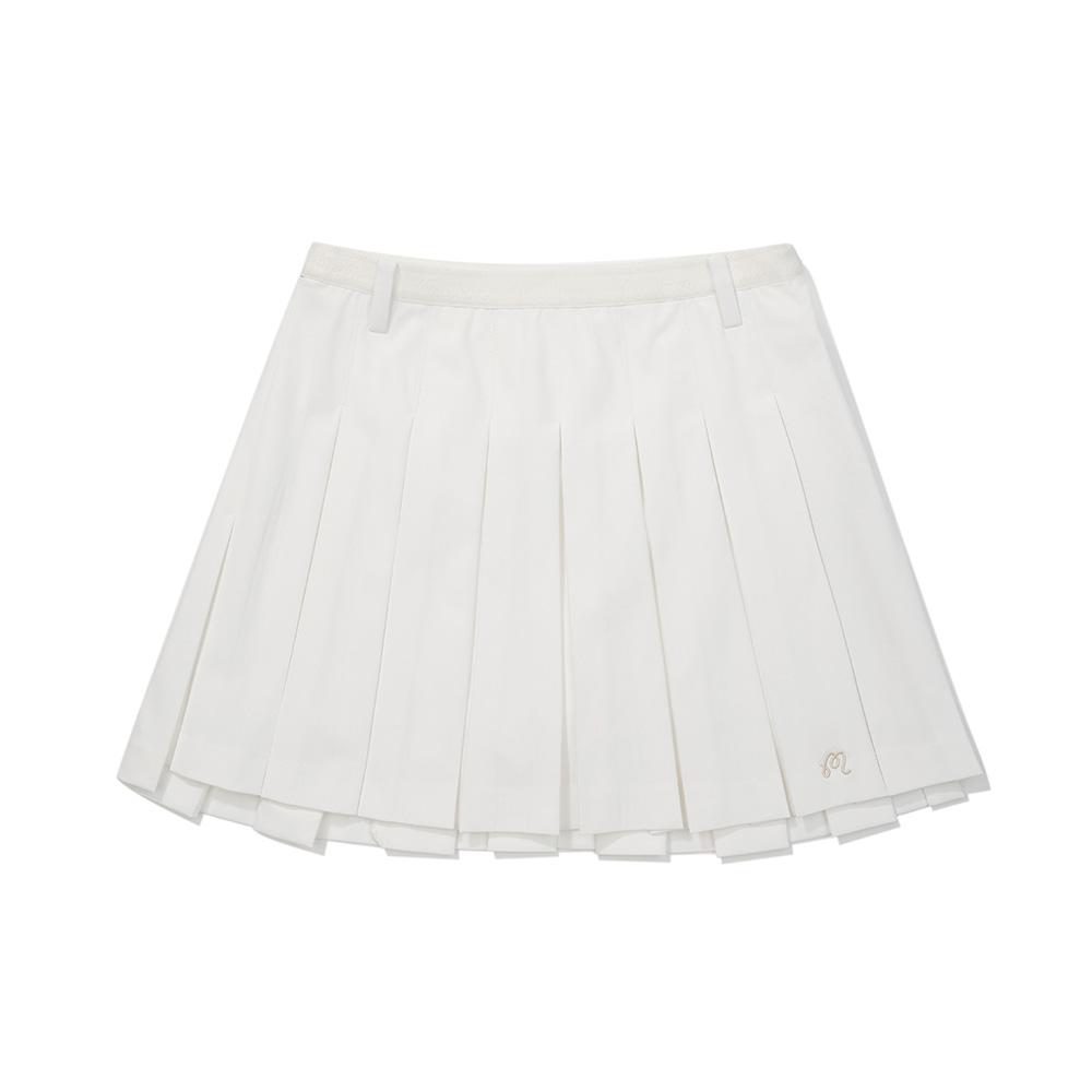 MALBON GOLF Double Pleated Skirt White (Woman)