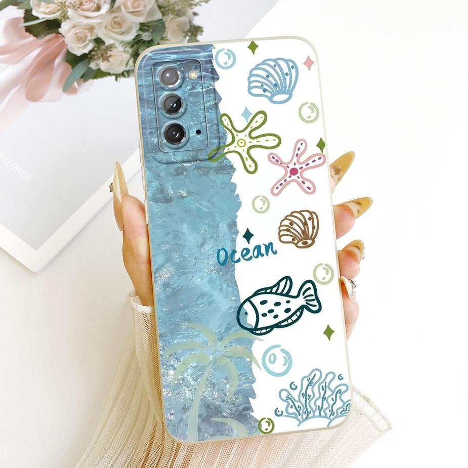 For Samsung Galaxy Note20 Case SM-N980F Cute Cat Duck Cartoon Cover Soft TPU Phone Case For Samsung Note 20 Ultra Note20 5G Bags