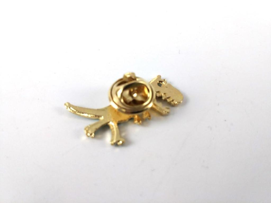 [F NODE] T-Rex Dinosaur Pin Badge, Cute Alloy Badge, Stylish Dinosaur Merchandise, Collectible, Birthday Gift, Kids, Adults, 3cm
