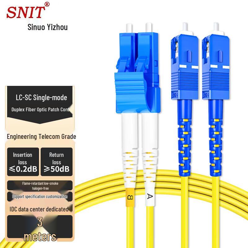 SNIT Telecom-Grade Glasvezel Patchkabel