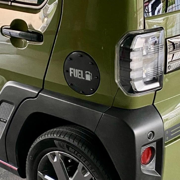 [Taft] Fuel Lid Cover, Fuel Lid Decal, No Drilling Required, TAFT Scratch-Resistant, Exterior Custom Parts, Fuel Lid Garnish, Decorative