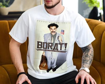 Borat V1 Movie Poster Classic Movie Unisex T-Shirt All Sizes S-5XL