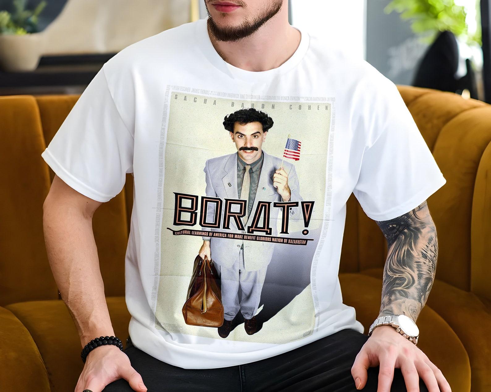 Borat V1 Movie Poster Classic Movie Unisex T-Shirt all sizes S-5XL 4XL