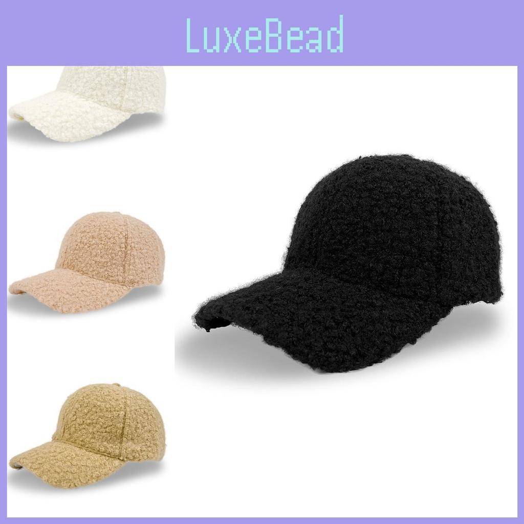 Solid Plush Color Baseball Cap Warm Winter Outdoor Hat Fashion Gift Breathable
