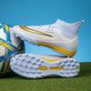High-Top Long-Spike Football Shoes for Teens on Artificial Turf