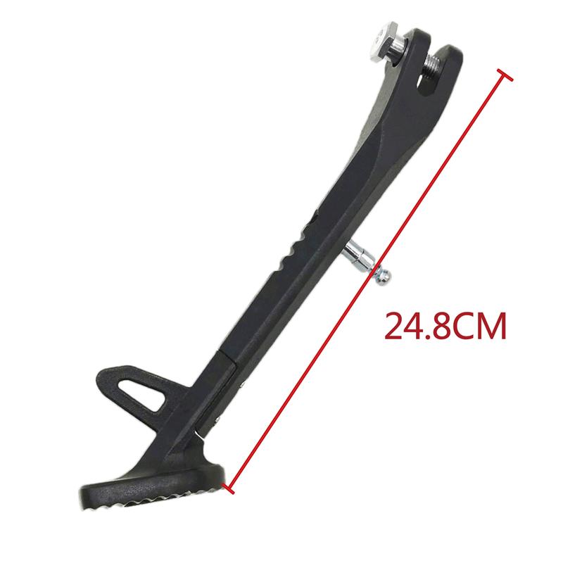 LMoDri Motorcycle Kickstands Motor Scooter Modified Foot Bracket Kickstand Aluminum Alloy Motorcycle Side
