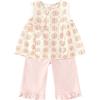 Balabala Girls' Sleeveless Two-Piece Set