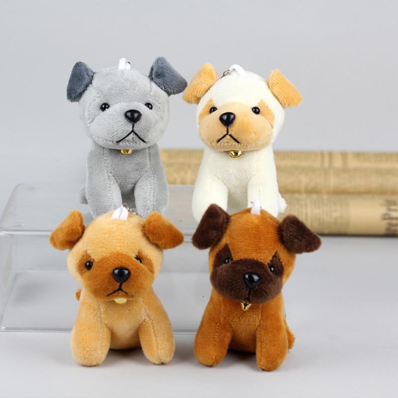Adorable Husky Plush Toy Realistic Dog Stuffed Animal Cute Puppy Doll Keychain