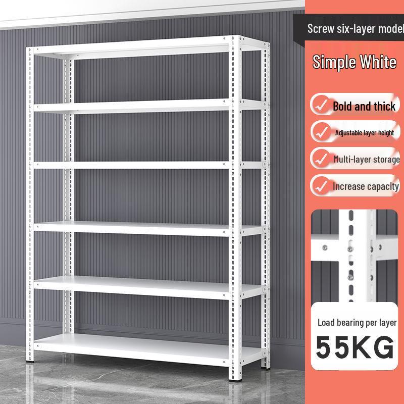 Adjustable Iron Storage Shelf for Home & Supermarket