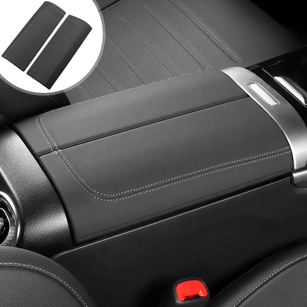 2 buc. Acoperire panou piele cotieră centrală auto Accesorii interioare panou cutie cotieră Pentru Mercedes Benz C260L GLC300L 2022 2023
