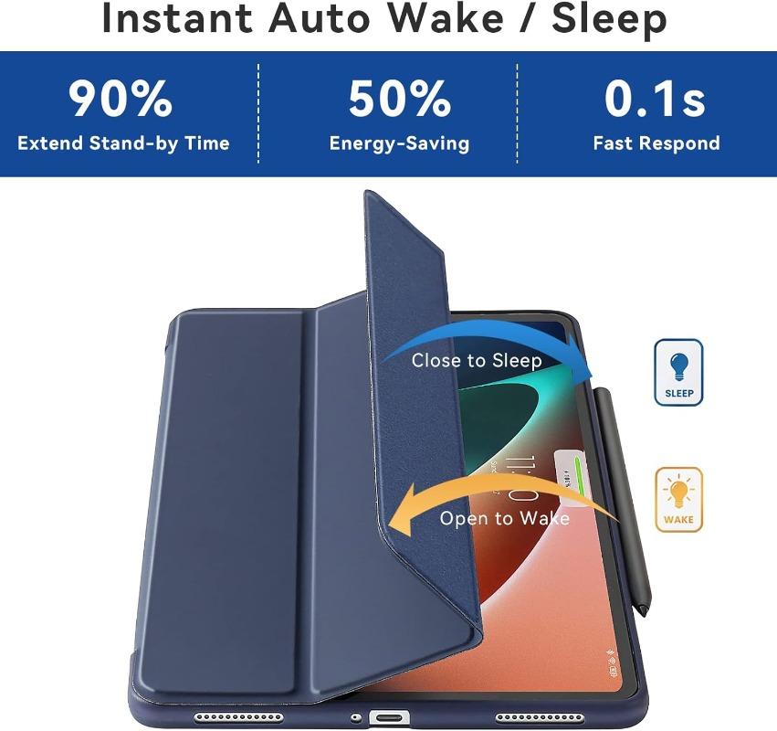 Magnet Case For Mi Pad 5/Mi Pad 5 Pro 11inch Tablet Cover PAD 5 Pro 5G 11"Auto Sleep Wake Up Stand Funda Capa