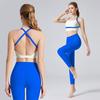 Yoga Clothes 2024 New Arrival Suit Female Fancy Professional Classy Bubble Wrap Fitness Underwear with Chest Pad Two-piece Set