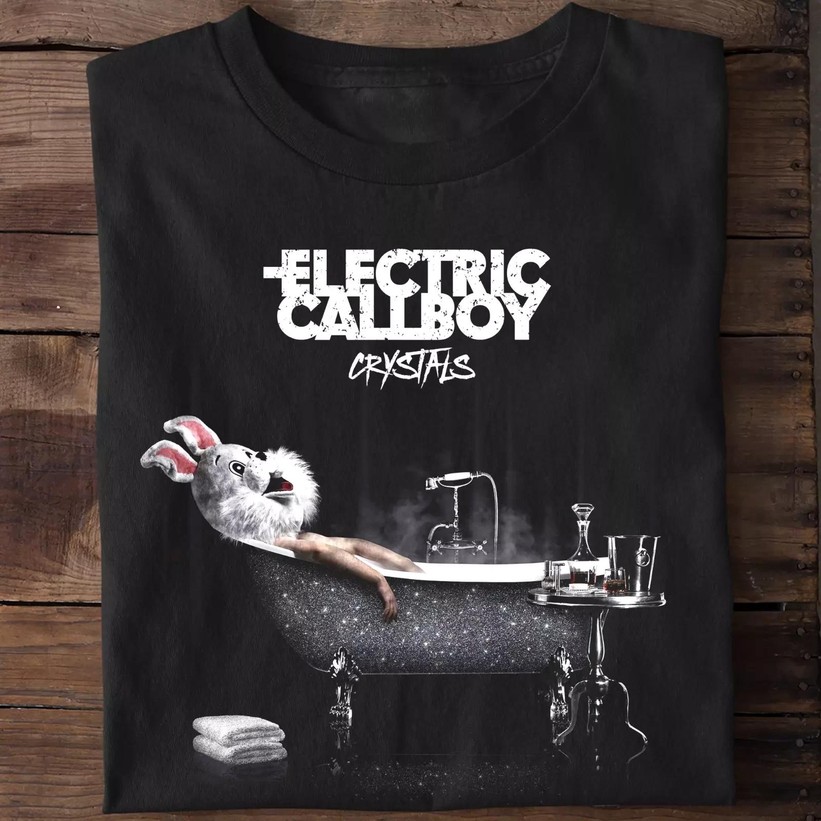 Men s and Women s T-shirts Electric Callboy Band Crystal T Shirt All Size L