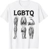 Tricou LGBTQ pentru iubitorii de sală, cu design pentru Picioare, Fesieri, Bicepși, Tricepși, Cvadricepși
