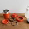 Tiger Vacuum Insulated Soup Jar, 250ml, for Lunch Boxes, Wide Mouth, Round Bottom, Chili Red, MCL-B025-RC