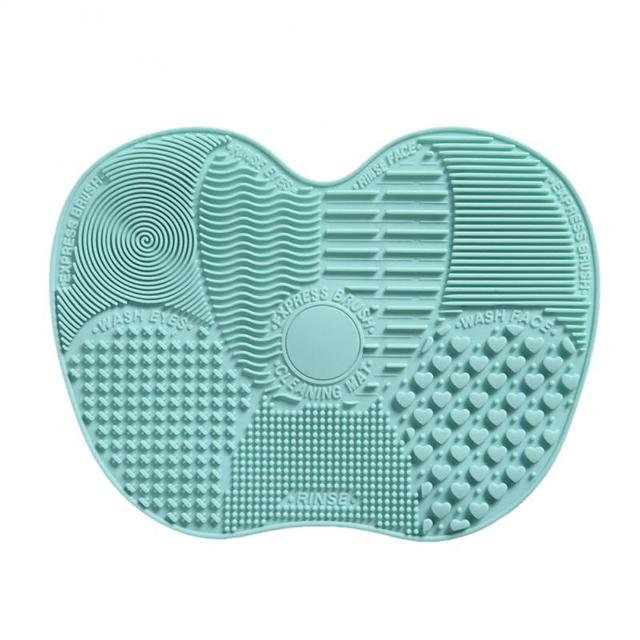 1pc Silicone Makeup Brush Cleaner Pad Make Up Washing Brush Gel Cleaning Mat Foundation Makeup Brush Scrubber Board Tool
