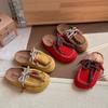 Children Casual Shoes for Girls Autumn New Fashion Korean Style Soft Bottom Anti-slippery Versatile Retro Outside Mules