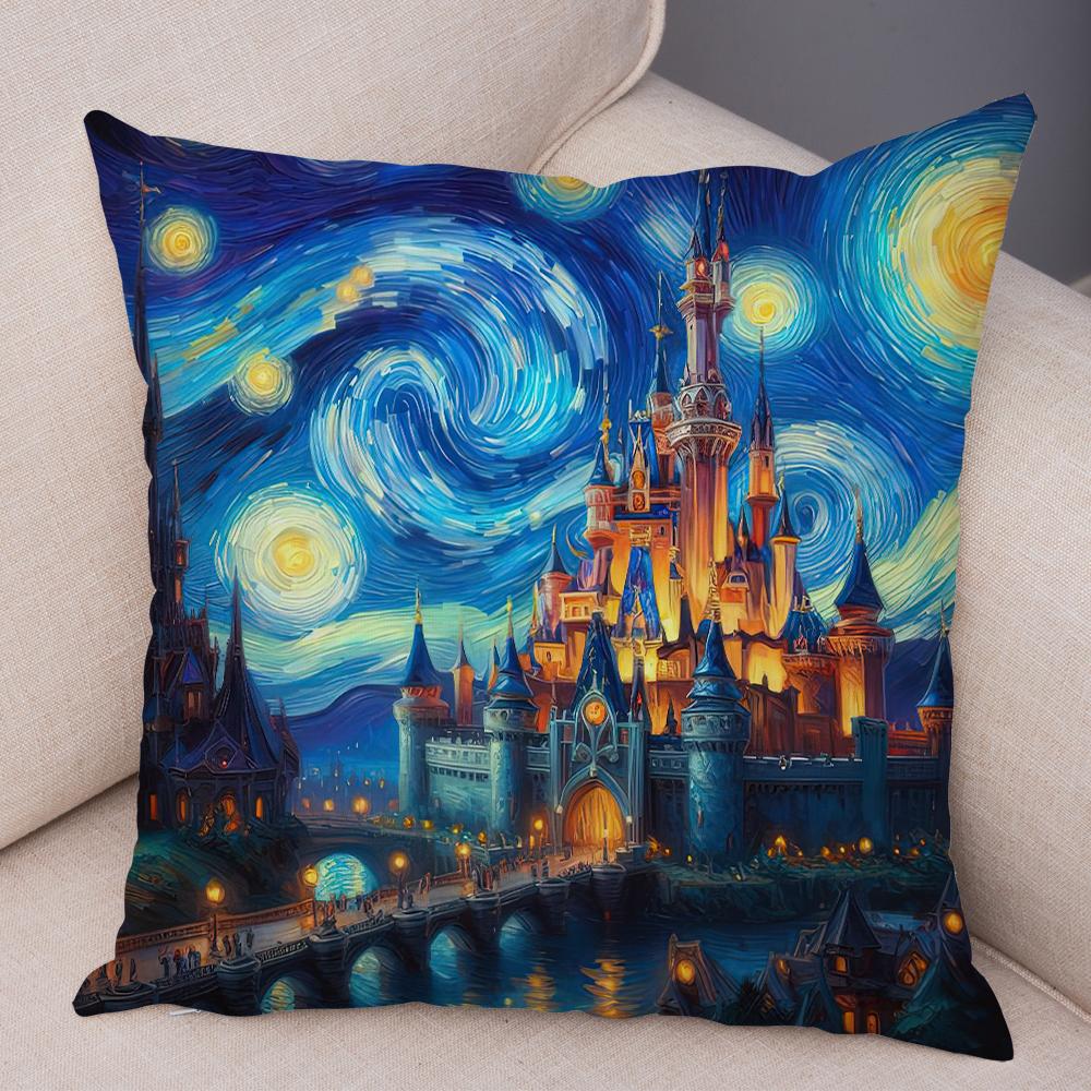

Нью-Йорк Париж Лондон Рим Наволочка Декор Искусство Звездное Небо Двусторонняя Наволочка Мягкая Плюшевая Наволочка для Дивана Дома Автомобиля 40x40cm16x16Inch