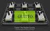 GUITTO Guitar Effector Board Pedal Board Clamp Block Fixed Effect Pedal Board Aluminum Alloy with Ultra Light Carrying Bag (Large)