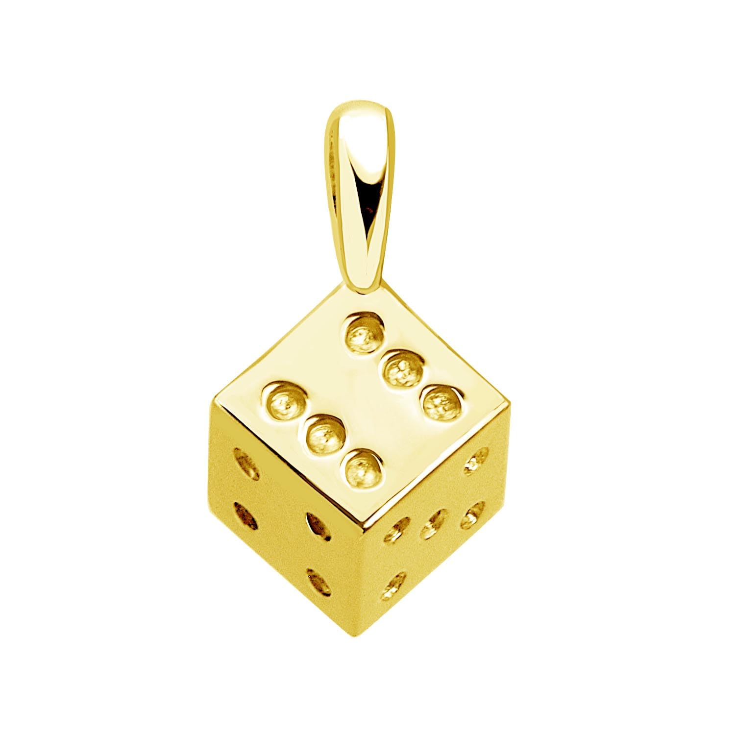 

Pendant Top Dice K18 18K Gold Necklace [Lara Christie] Women s Men s lp56-0033-yg