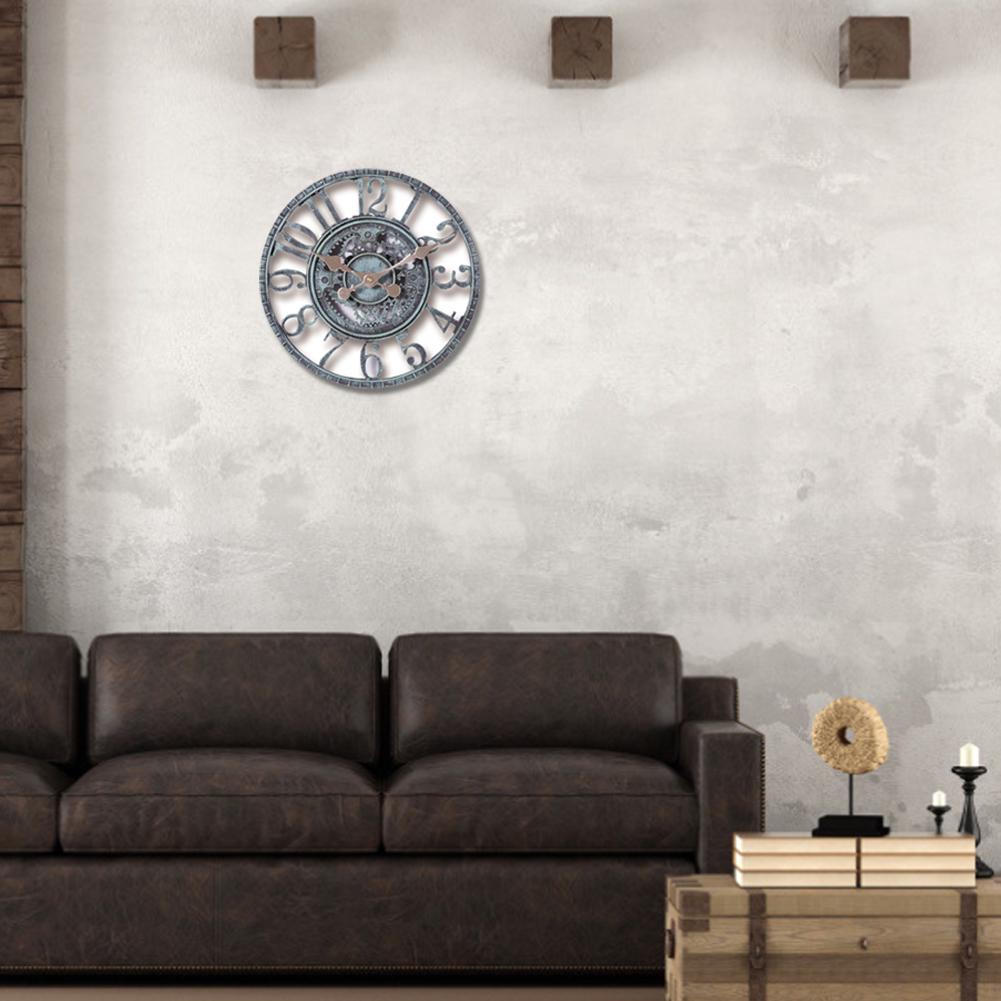 12 zoll Vintage/Retro Wanduhr Garten IP44 Wasserdicht Dekorative Wanduhren Batterie Betrieben Cloc