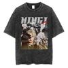 Vintage Washed Ateez Yunho Kpop Band Album 2026 TShirt Mens Women Hip Hop Loose Korean Fashion Short Sleeve T Shirt Streetwear