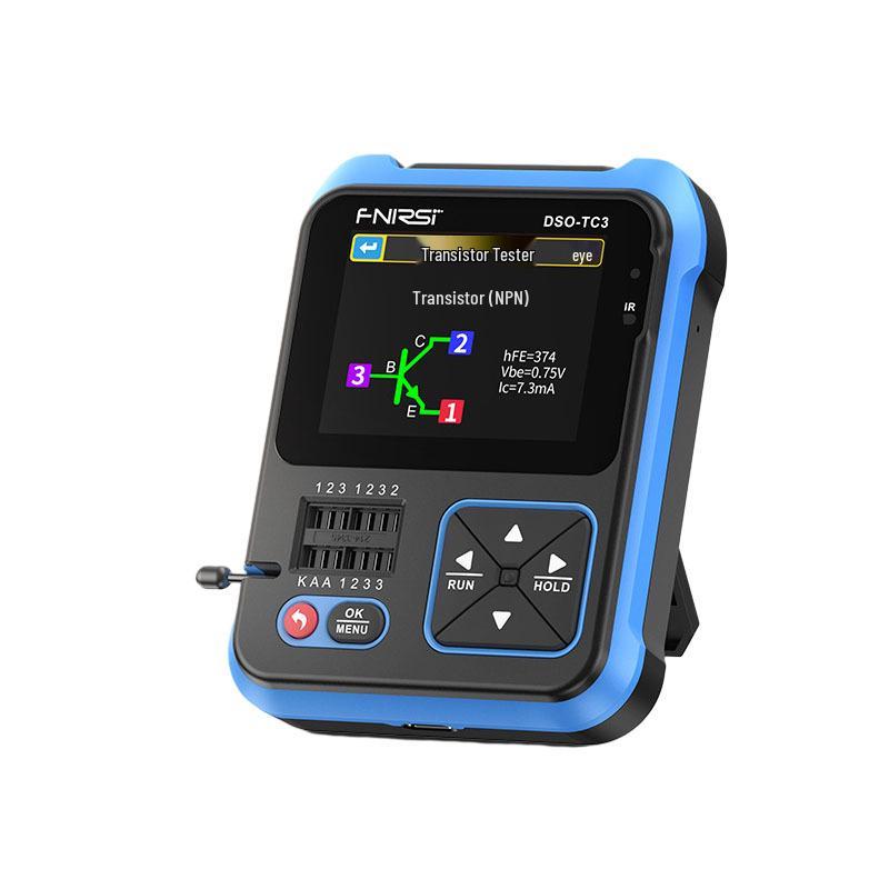 Tragbares 3-in-1 Digitaloszilloskop & Transistortester mit Signalgenerator