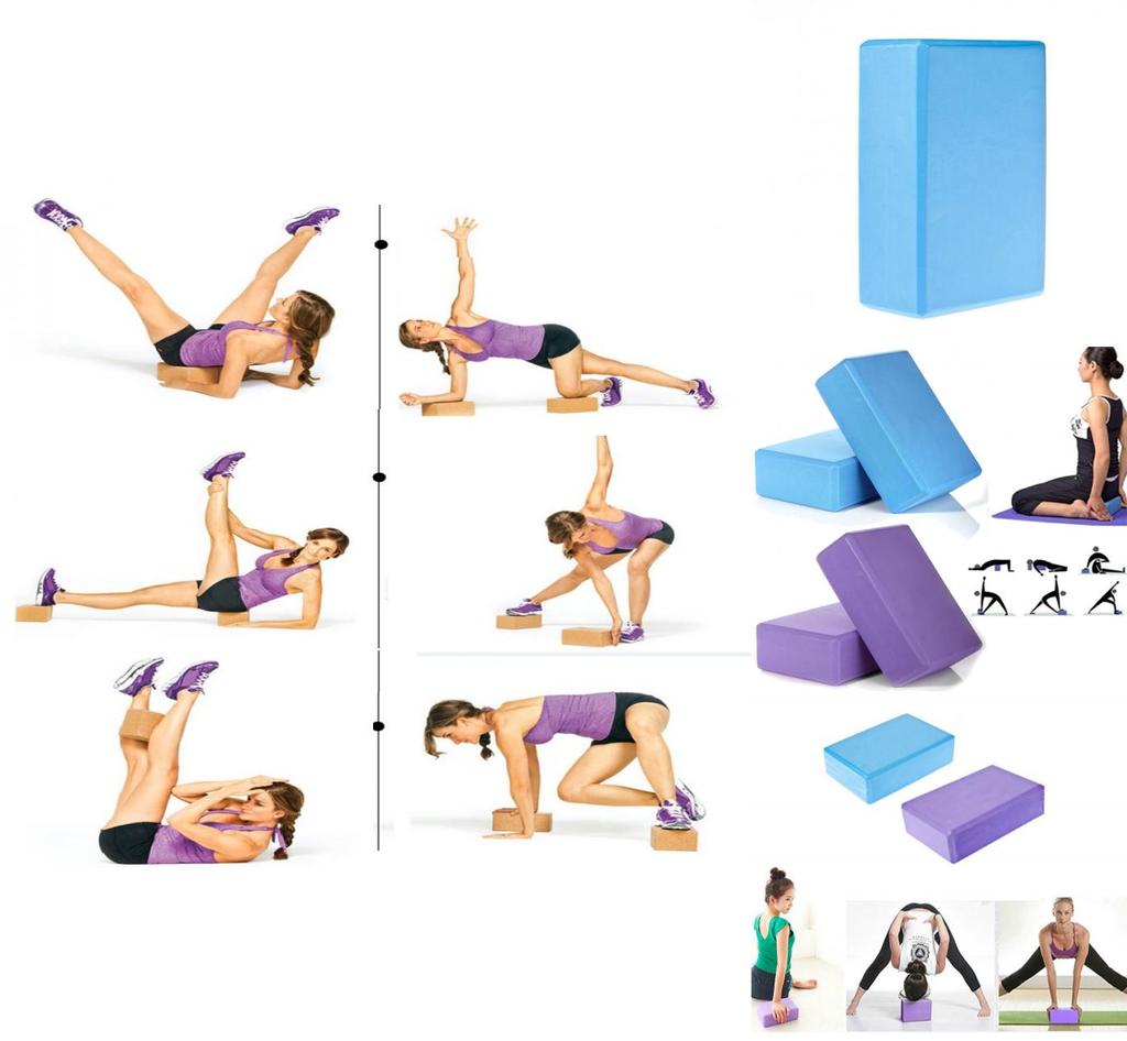Yoga Block High Density Non Slip Support For Home Fitness And Stretching