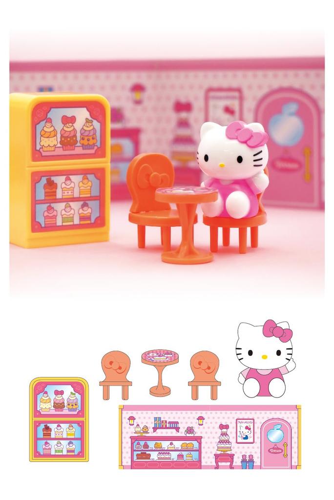 Onoeman Sanrio Characters HAPPY Cute Cafe 8-Piece Candy ToyGum