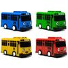 New 4pcs/set Ko Toy the Little Bus Mini Plastic Pull Back Blue Tayo Red Gani Yellow Lani Green Rogi Bus Car Model for Baby Gift