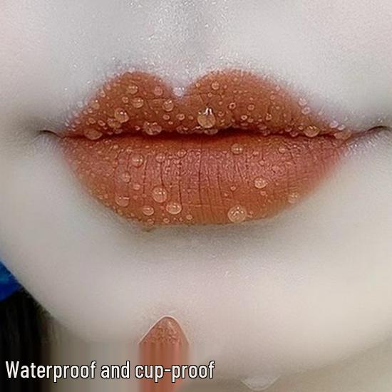 Cinnamon Milk Tea Non-Fading Waterproof Lipstick: Non-Stick, Bare Face Friendly, Instant Delivery