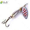 5 stücke Angeln löffel köder spinner köder locken 7,8 CM-8,1G-#6 metall lockt spinnerbait isca künstliche köder angelgerät