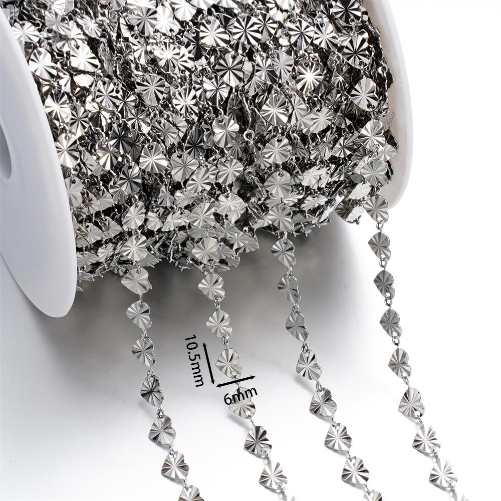 2Meters Handmade High Quality Stainless Steel Bracelet Anklet Necklace Chains for DIY Jewelry Making Findings Components
