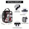 Naruto Anime Comic Insulated Lunch Bag Ice Pack Rice Bag  Bolsa Student Bento Lunch Handbag Insulation